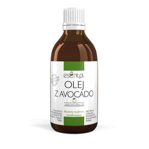 Olej z Awokado zimnotłoczony, nierafinowany 250 ml.