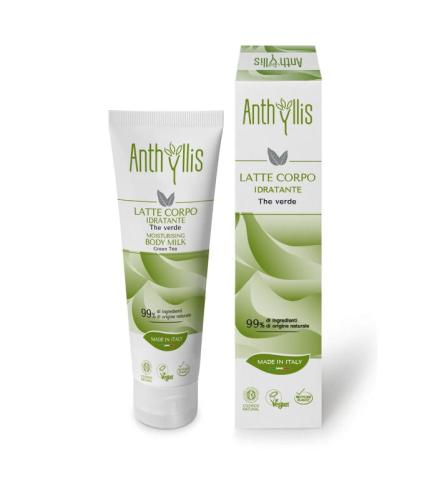 Mleczko do ciała z zieloną herbatą i masłem shea, nawilżające, 150 ml, Anthyllis