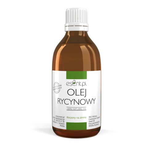 Olej rycynowy, tłoczony na zimno, 250 ml