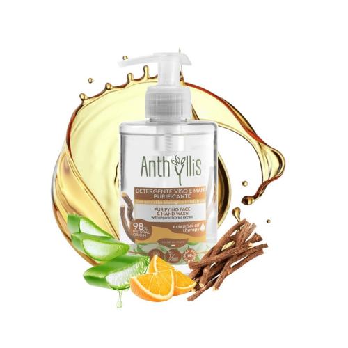 Żel do mycia twarzy i rąk z lukrecją, 300 ml, Anthyllis
