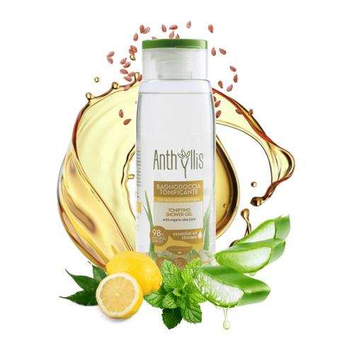 Żel pod prysznic z aloesem, miętą i cytryną, COSMOS ORGANIC, 300 ml, Anthyllis